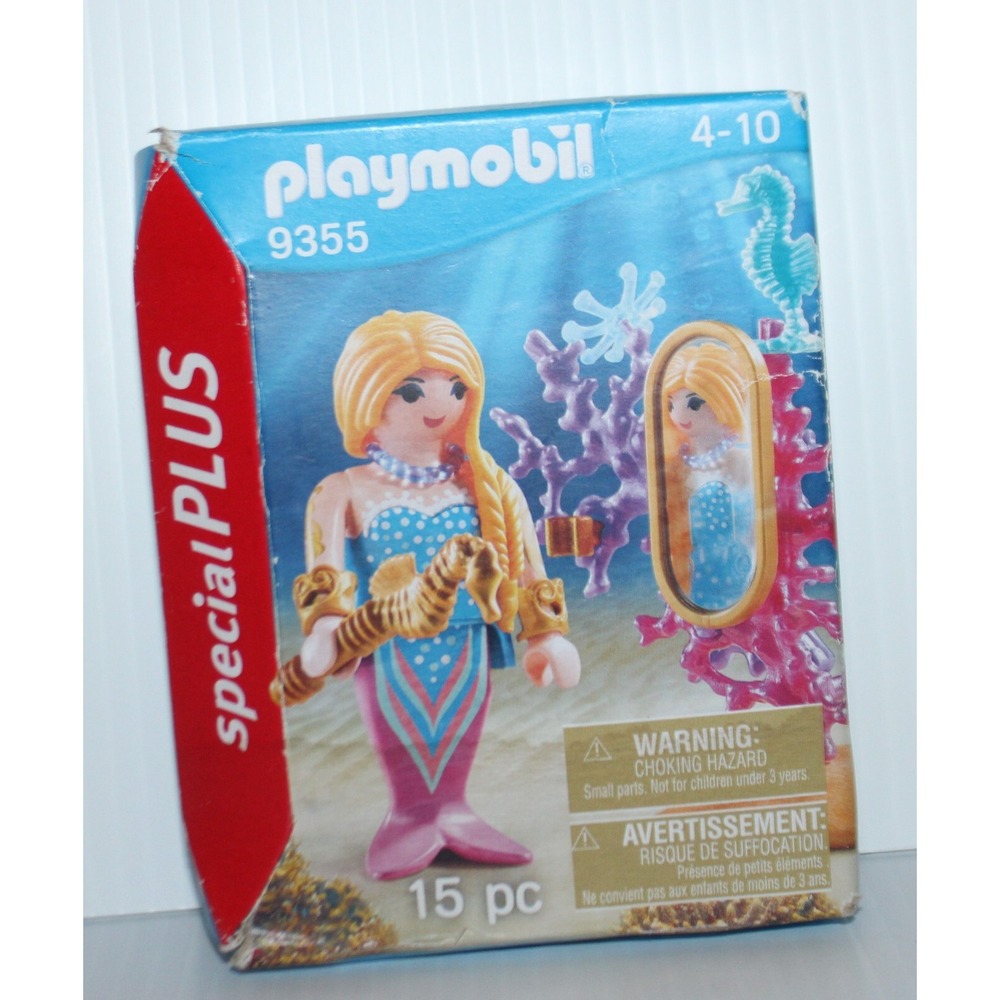Playmobil Mermaid Woman Figure Pink, Blue special plus